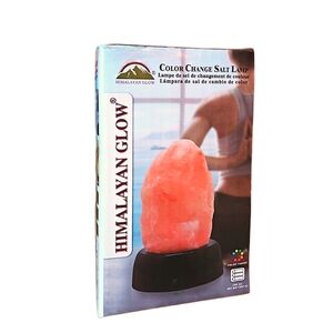 Himilayan Glow Color Chage Pink Salt Lamp, New In Box